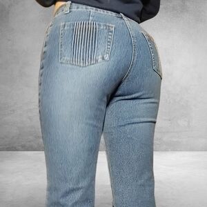Vintage Y2K TOO HOT Light Wash Denim Jeans !